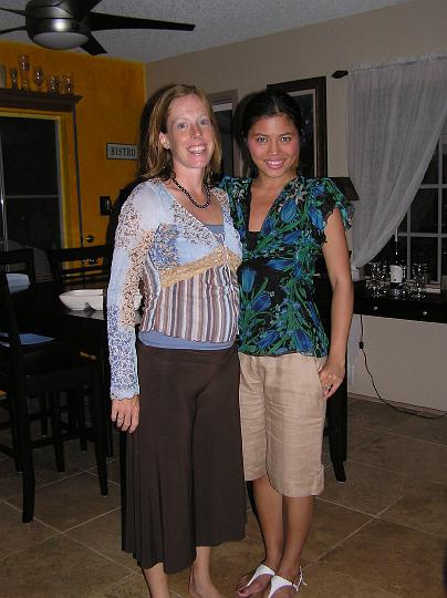 2007-11-23GirlsAreReadyForHonolulu.JPG - Somehow we mustered the energy to go out for dinner in town that night.