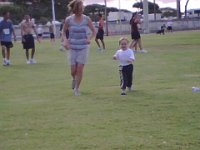 Sam runs  Sammy gets to run a bit now!