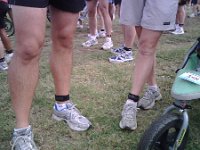 ankles  Timing chips...