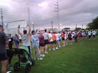 potties and line  The line to the potties...always long before the start.
