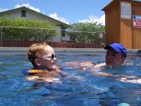 IMGP2790  Swimming in our association pool after the bike ride.