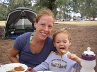 imgp3402  Those sweet potato pancakes are SOOOOO easy and SOOOOO good. Another camping trick I've learned - wear a good color so that you look better than you feel :)
