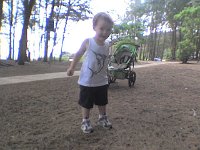 ATT00199  Out on a run with Mommy! Check out those cute running shoes - we had a great time romping around in the park.