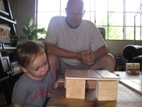 IMGP3108  Dad built blocks for Sammy to play with. He loves them!