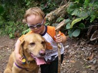 IMGP3841  Sam is very gentle and really loves his doggie. We talked about maybe being a vet one day. He is very caring for all his "animals" (the stuffed variety). I always wanted to be one and read all the James Herriot books.