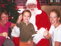 2007-12-14SantaWithAlliSam  Santa came to visit Learn with Me on base!