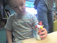 ATT00008  A snowman at the library story time :) We ate it shortly thereafter!