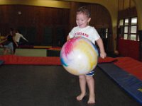 P2056432  He bounces the ball with his own bouncing :)
