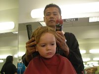 imgp7034  You'd think it was his first haircut the way I beam at him...