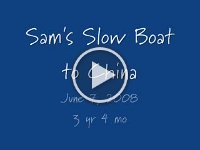 Sam's slow boat to China  And more explorations around the world - to see where pandas live, where monkeys and lynx live...etc.