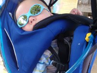 p9060015  Ben crashed out in the new pack.