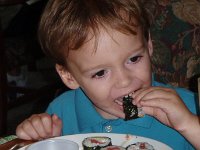 2008-11-23BenBaptismKailuaOliPics (6)  Sam LOVES sushi :)