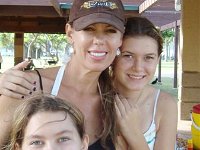 Bird on Beach 2008 (25)  Cynthia and her girls, Alyssa and Alana.