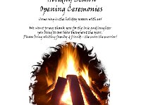 Thanksgiving Opening Ceremonies  Opening ceremonies! We had so much fun...