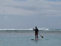 2008-11-10SUP AlaMoanaBeachPark (5)  This board really glides. See that surf behind? You could catch little swells this side of the break and ride them - very cool!