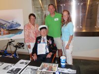 PC100113  A Pearl Harbor survivor at the Pacific Aviation Museum.