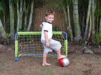 IMG 0405  Sam has enjoyed playing soccer with PopPop!
