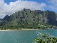 View from Chinaman's Hat  Stitched together now...