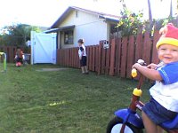 ATT00290  Out playing soccer with neighbor and friend Jonah.