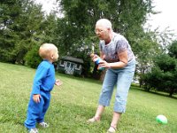 P9100043  Bubbles with Grammie!
