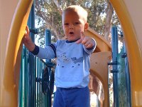 ATT00040  Yay! We're at mom and Richard's in San Juan Capistrano! At a playground in the morning.
