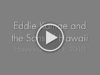 2010 MAR Eddie Kamae documentary shoot  Eddie and Myrna Kamae are producing another documentary entitled "My Teachers and Me" slated to come out this year. They thought it would be fun to include some footage of Sam playing with Eddie, since Sam loves him so much and has enjoyed "jamming" with the band occasionally over the past year and a half or so. We love them all! Thanks guys!