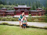 IMGP0802  Now it's Sunday, we've had a nice breakfast of crepes and a little walk around peaceful Byodo In. The fun starts again soon, though...
