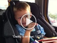 Daddy is home