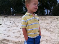 little man with hands in pockets  Such a fashionable guy!