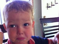 Ben faces2  Sad face.