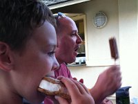 dessert  Dessert for boys afterwards!