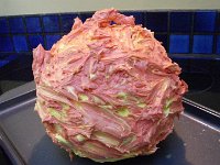 IMGP5944  Then the red, and creating solar flares and coronal loops from heaps of frosting. Tell me it resembles a sun? Please?