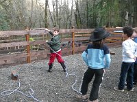 IMGP5955  Then some roping - this was fun. I got to work with each boy a little and get to know him.