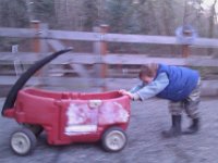 IMAG1265  Pushing the pickup truck like Tim Tebow.
