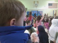 IMAG1498  Busy day - then to an assembly on Flight. It was VERY well done! Ben is such a good boy to come to all these things and watch. Eagle is quite absorbed, too, can you see?