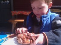IMAG1503  Apple fritter at Bay Hay!