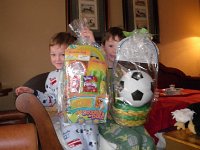 IMGP6126  Finally waking up at Gramma's for Easter Baskets a bit early...