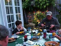 IMG 6384  Fantastic dinner grilled up by Dave - thank you! Such great corn, too.