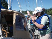 IMGP7536  We also got a tour of Susan's boat!