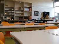 IMGP7508  The new classroom is very bright with lots of windows. We were the second ones in the room!