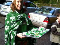 IMG 9199  I decided I needed a cape this year. Super Elf! I shed that for the hike, though.