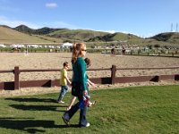 2013-04-01 (88)  Off to watch horses schooling prior to a horse show!