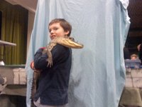 Pic-02082013-008  Sam holding Lucy the crocodile!