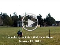 Rocket launching  And we're ready to launch!