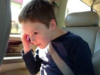 Finished Fellowship of the Ring  Calling Mom to report in that he finished The Two Towers (Tolkien, second book in trilogy Lord of the Rings).
