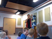 Pic-07092013-005  Took Ben to a magician show that the library put on. He loved it!