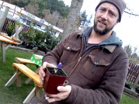 Pic-03052013-003  Michael at Bay Hay dug up a crocus for me to take home and transplant.