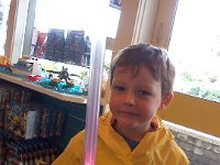 Pic-05212013-007  Little guy really wanted a light saber/wizard wand so that is what we got him! He says he's Gandalf :)