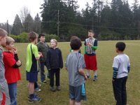Sam's 9th flag football party 012  Nate REALLY had his hands full! : Sam's 9th flag football party