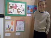 20140308 103338  Artist with his pieces (bottom left) :)